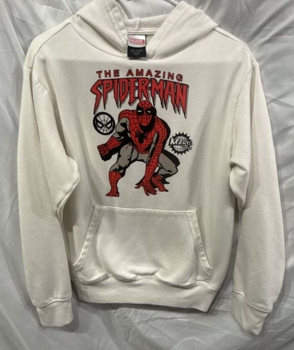 Marvel The Amazing Spider-Man Graphic Pullover Hoodie Size XS